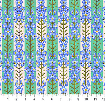 ICONIC by Anna Maria Textiles and Northcott Fabrics AMT12575C Forget Me Not