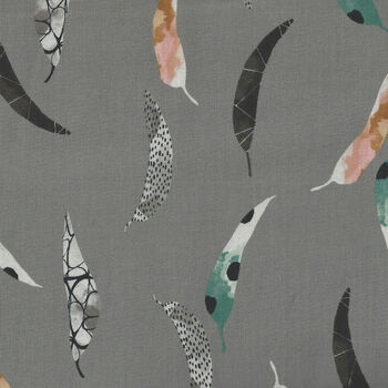 In BloomOutside In Nature From Cotton+Steel CSST102GY2 Col Grey