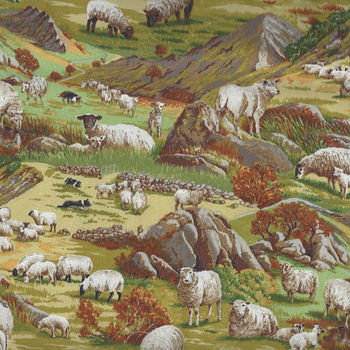 In The Country from Nutex Fabrics 89310 Color 104 Sheep