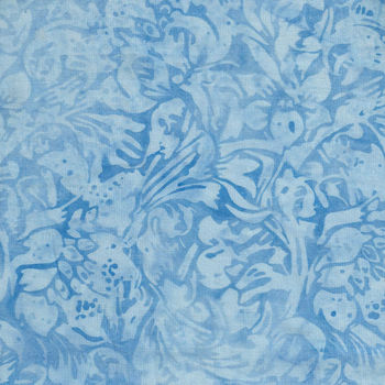Island Batik 111822520 Lg Floral VineFrench Blue 