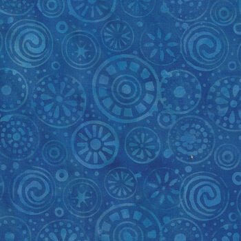 Island Batik Cotton Fabric 121920565 Col Blueberry Beads