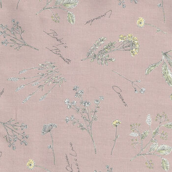 Japanese Cotton Fabric N 38097 Color 1B Dusky Pink