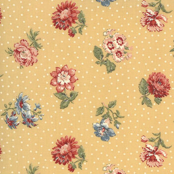 Jardin De Fleurs By French General For Moda Fabrics M13893 15 Saffron