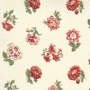 Jardin De Fleurs By French General For Moda Fabrics M13893 18 Cream 