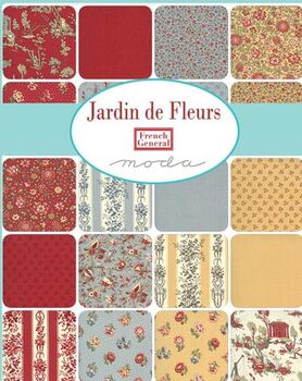 Jardin De Fleurs Layer Cake By French General For Moda 42 x 10 Squares 13890LC