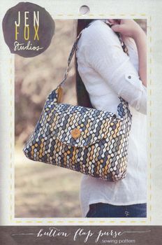 Jen Fox Studios Button Flap Purse Pattern