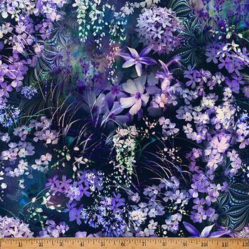 Jewel Depths by Hoffman Fabrics Spectrum W5486081 Violet