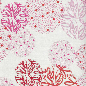 Just Red by Zen Chic for Moda Fabrics M170011 WhiteRedPink