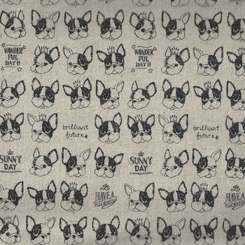 KOKKA French Bulldog CottonLinen YKA560301A00