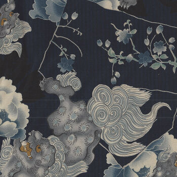 KOKKA Handsome Fabric Made In Japan 100 Cotton KYG61050001C Navy