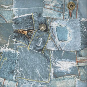 KOKKA Vintage Jeans Denim Cotton/Linen Blend | Gails Patchwork Emporium