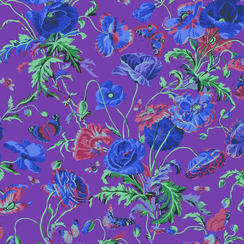 Kaffe Fasset Collective 2022 Free Spirit PWPJ116 Color Purple Pattern Meadow