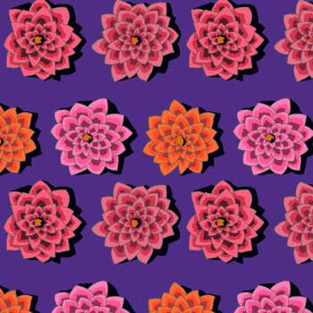 Kaffe Fasset Collective 2022 PWGP187 Pattern Shadow Flower Color Purple