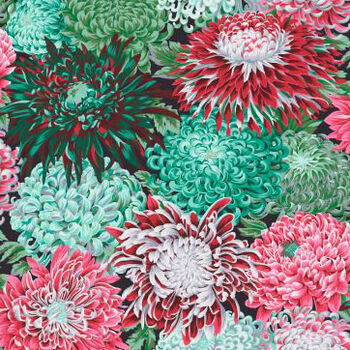 Kaffe Fasset Collective 2022 PWPJ041 Pattern Japanese Chrysanthemum Color Blush