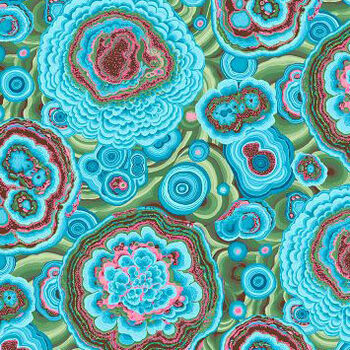Kaffe Fasset Collective 2022 PWPJ106  Pattern Agate Color Turquoise 