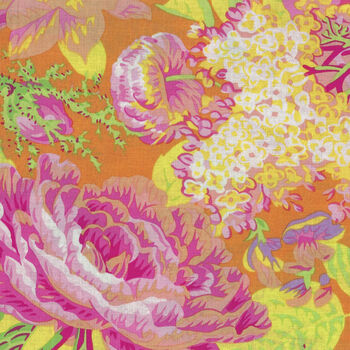 Kaffe Fasset Collective 2023 Free Spirit PWPJ029 Color Yellow Patt Floral Burst