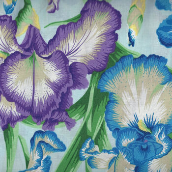 Kaffe Fasset Collective by Phillip Jacobs August 2020 PWP J105 Cool Bearded Iris