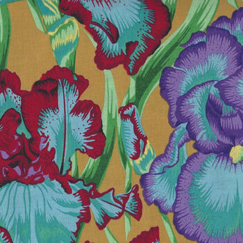 Kaffe Fasset Collective by Phillip Jacobs August 2020 PWP J105 Ochre Bearded Iris