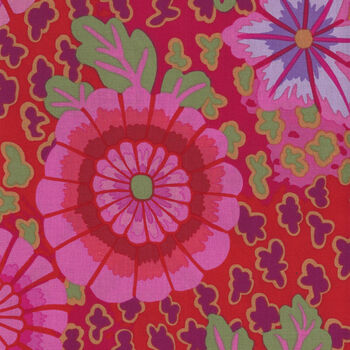 Kaffe Fassett Collective 2022 PWGP148 Pattern Cactus Flower Color Magenta