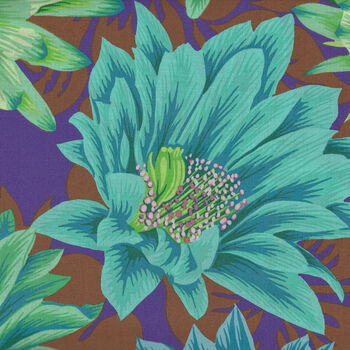 Kaffe Fassett Collective 2022 PWPJ096 Pattern Cactus FlowerColor Emerald