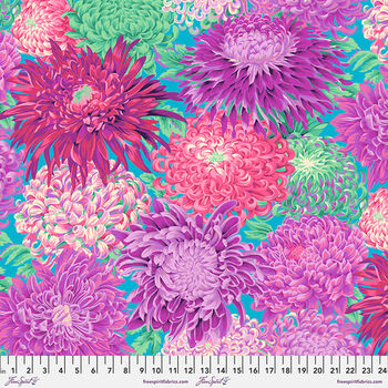 Kaffe Fassett Collective 2023 for Free Spirit PWPJ041 Magenta Japanese Chrysan