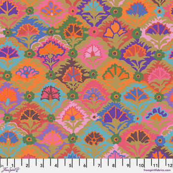 Kaffe Fassett Collective 2024 Step Flower From Free Spirit  PWGP202Khaki 