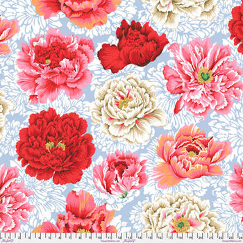 Kaffe Fassett Collective Brocade Peony 108 Wide Quilt Back QPBJ004Natural