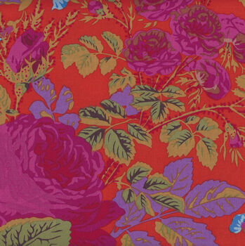 Kaffe Fassett Collective For Free Spirit PWPJ053 Gradi Flora Col Tomato