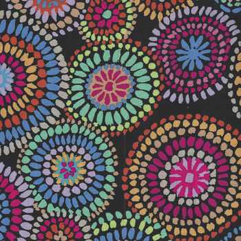 Kaffe Fassett Collective Mosaic Circles PWGP176 Color Black BEST PRICE