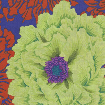 Kaffe Fassett Collective by Philip Jacobs for Free Spirit  PWPJ062 Moss Brocade Peony