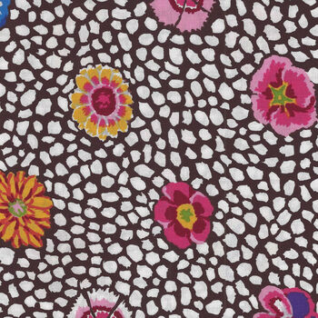 Kaffe Fassett Collective for Free Spirit GP59 Guinea Flower White