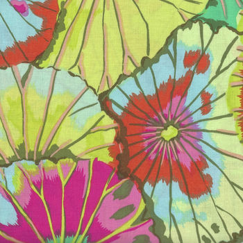 Kaffe Fassett Collective for Free Spirit Spring 2018 Lotus Leaf  PWGP029 LimeX