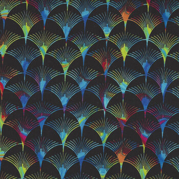 Kaleidographix by Suzan Lind For Blank Quilting Pattern B2687 Colour Black