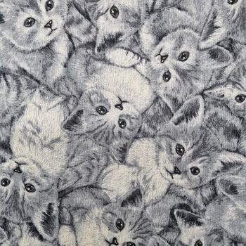 Kittens Made in Japan Cotton Linen Mix 66110 Colour 2 Grey