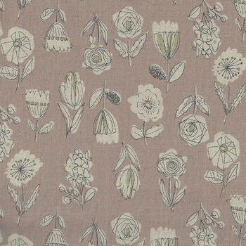 Kokka 100 Cotton Fabric Made In Japan YKA91010 Col B 11 Dusty Pink