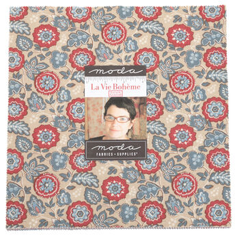 La Vie Boheme by French General Precut 10 x 42 Squares Layer Cake for Moda 13900LC