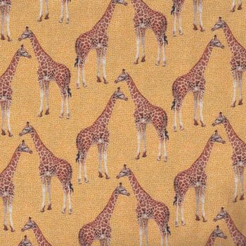 Le Quilt Stof France Giraffes 001