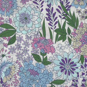 Lecien Memoire a Paris Floral Lawn 41087 Colour 110 White