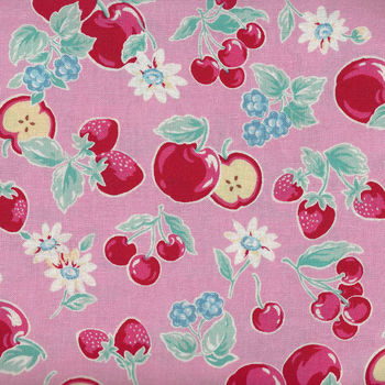 Lecien Orchard Kitchen Collection 31737 Color 20 Apples and Cherries