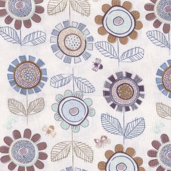 Lewis and Irene Honey Meadow Fabric