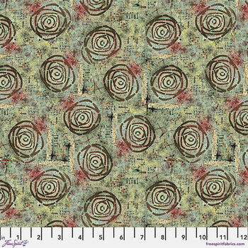 Live Out Loud by Seth Apter for Free Spirit Fabrics PWSE023 Tortoise
