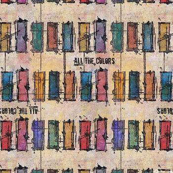 Live Out Loud by Seth Apter for Free Spirit Fabrics PWSE02 Prism
