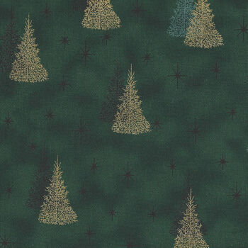 Magic Christmas From Stof Fabrics 4597 802 Rich GreenGold