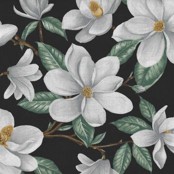 Magnolia Blossom Vine Flower by Blank Textiles BQ8275 099