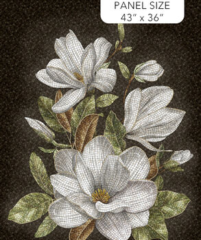 Magnolia By Racquel Martindale Northcott Fabric Panel 37x 42 DP25370  99