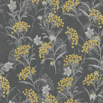 Marguerite By Whistler Studios For Windham Fabrics 517991 GreyYellow