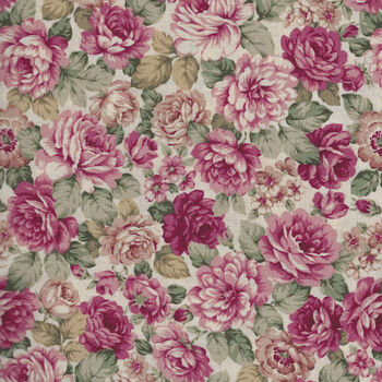 Mary Rose for Quilt Gate Fabric RU2400 Colour 13E Bergundy