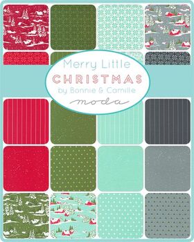 Merry Little Christmas Jelly Roll by Moda 55240JR