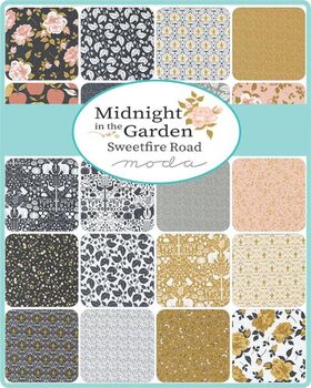 Midnight In The Garden jelly roll by Sweetfire Road For Moda Fabrics 43120JR