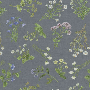 Midsummer By Hackney and CoFor Windham Fabrics OekoTex  523188 Grey 